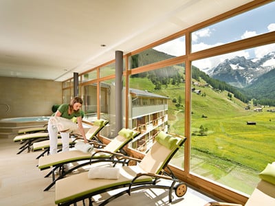 Relaxation with panoramic view